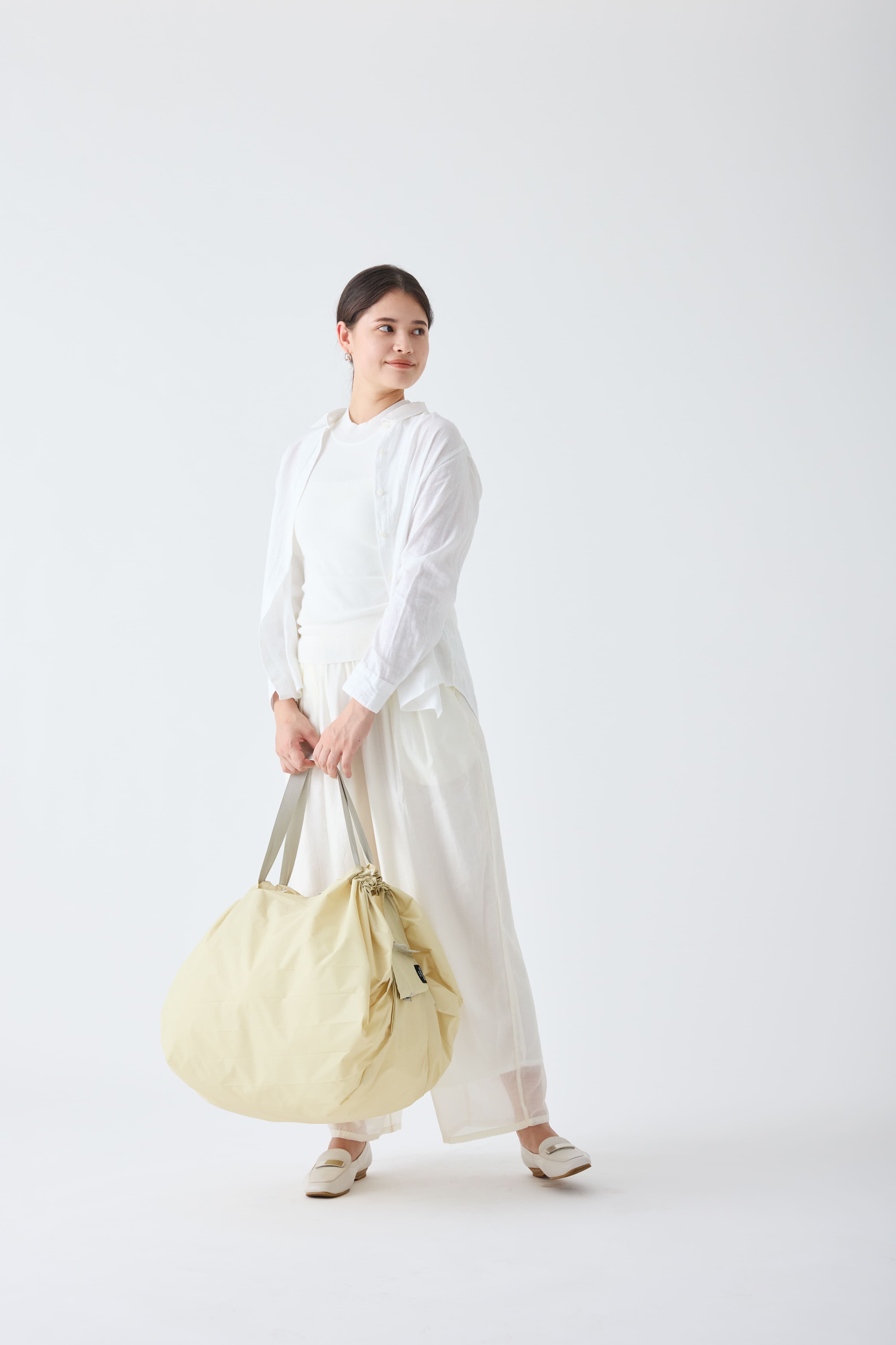 Compact Bag L - Faltbare Einkaufstasche One-Pull (patentiert)