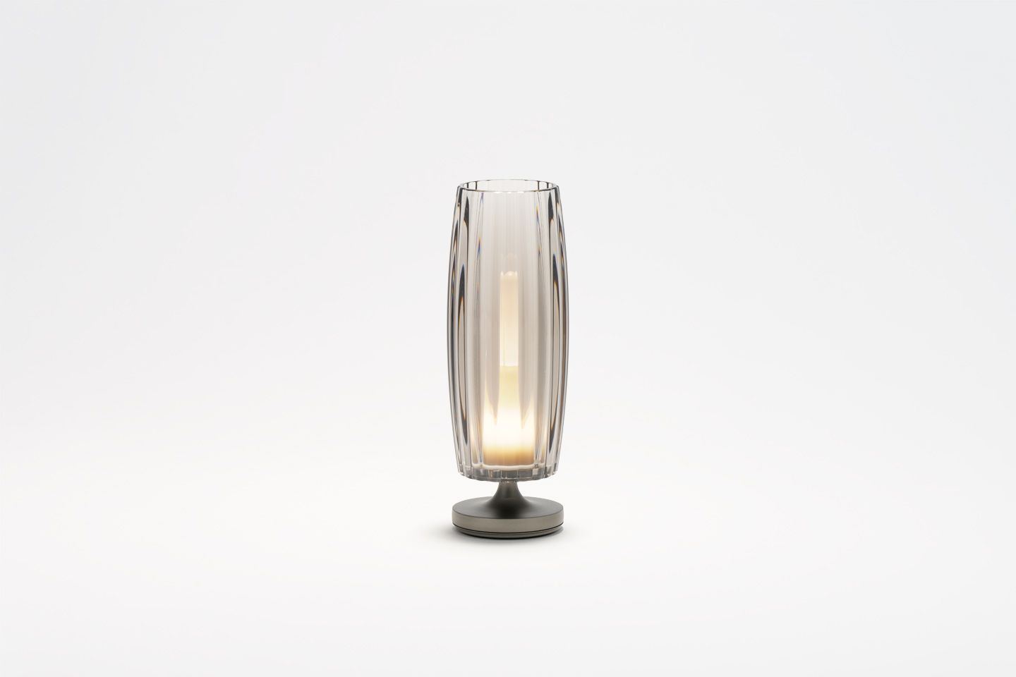 Hari - Lamp L  Waves Gun metal