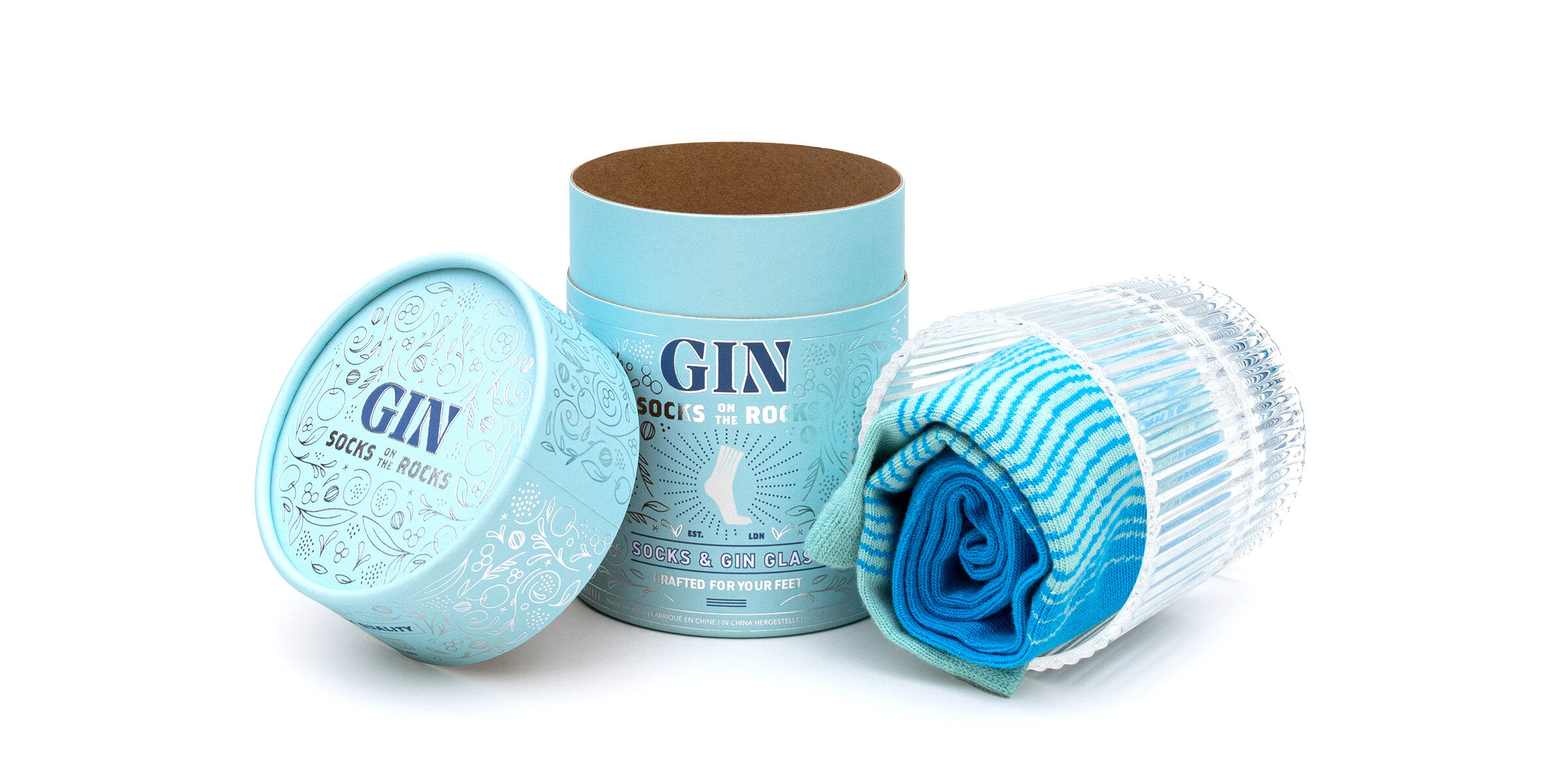 GIN SOCKS ON THE ROCKS