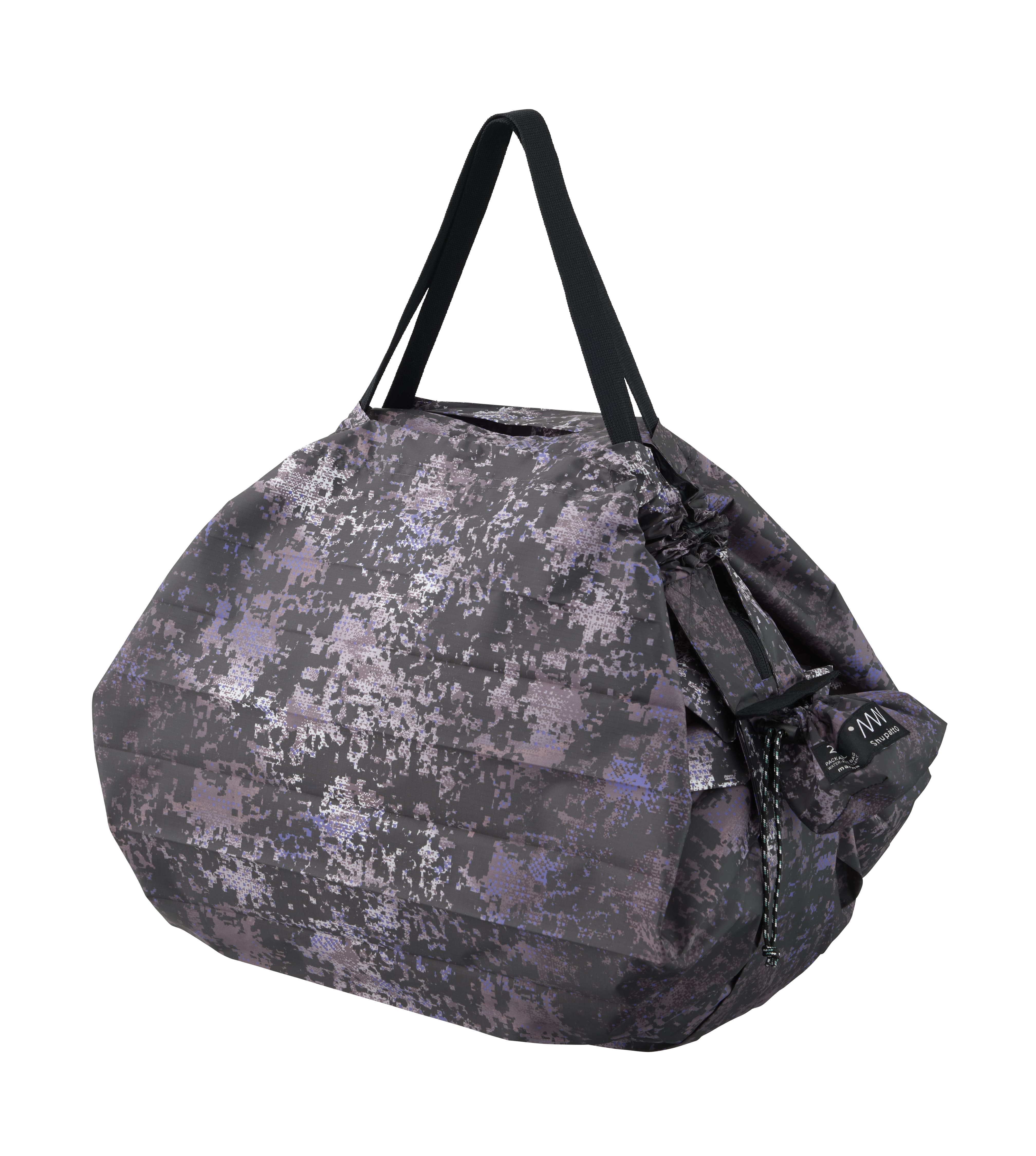 Compact Packable Bag - Tree Bark - Faltbare Tasche One-Pull (patentiert)