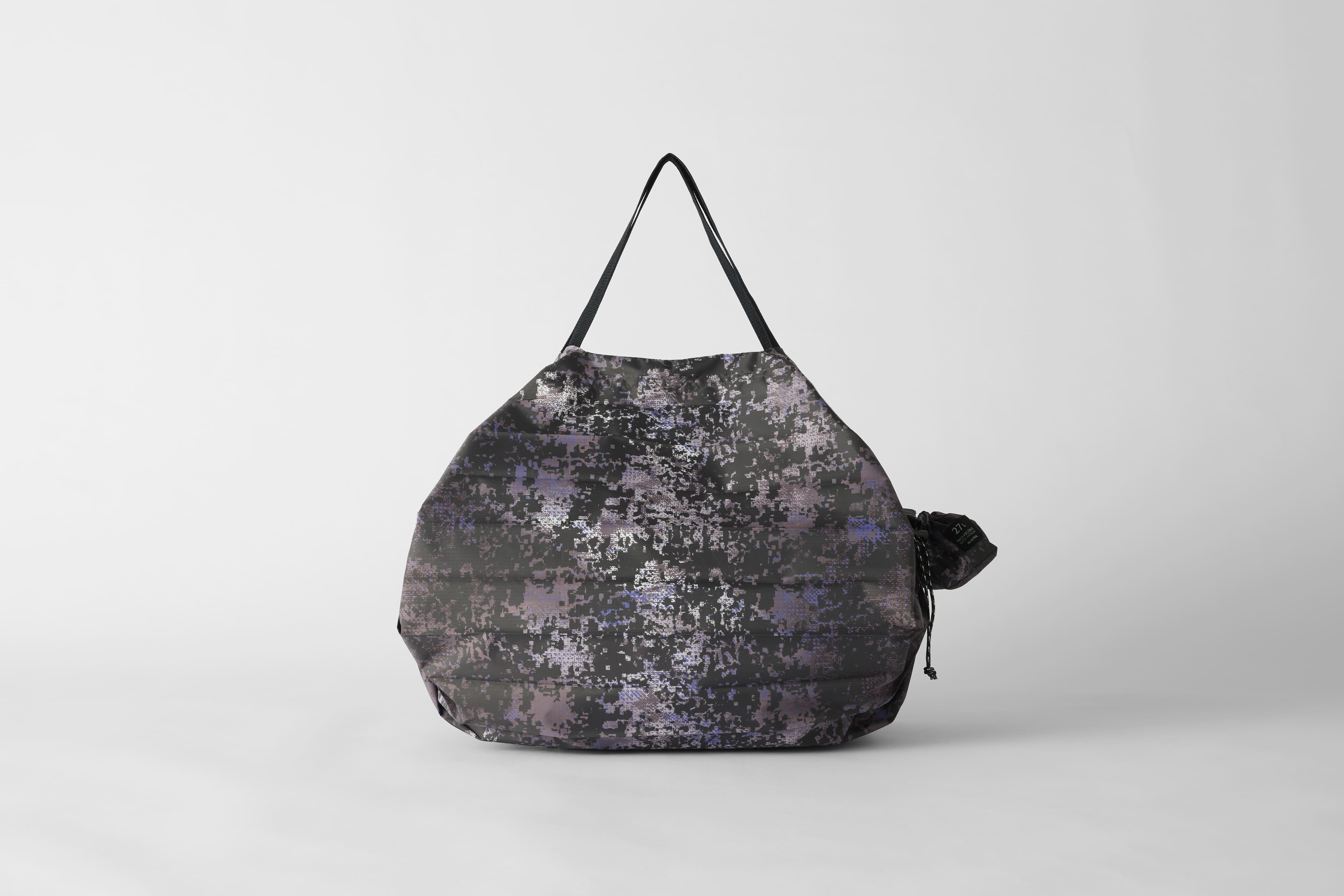 Compact Packable Bag - Tree Bark - Faltbare Tasche One-Pull (patentiert)