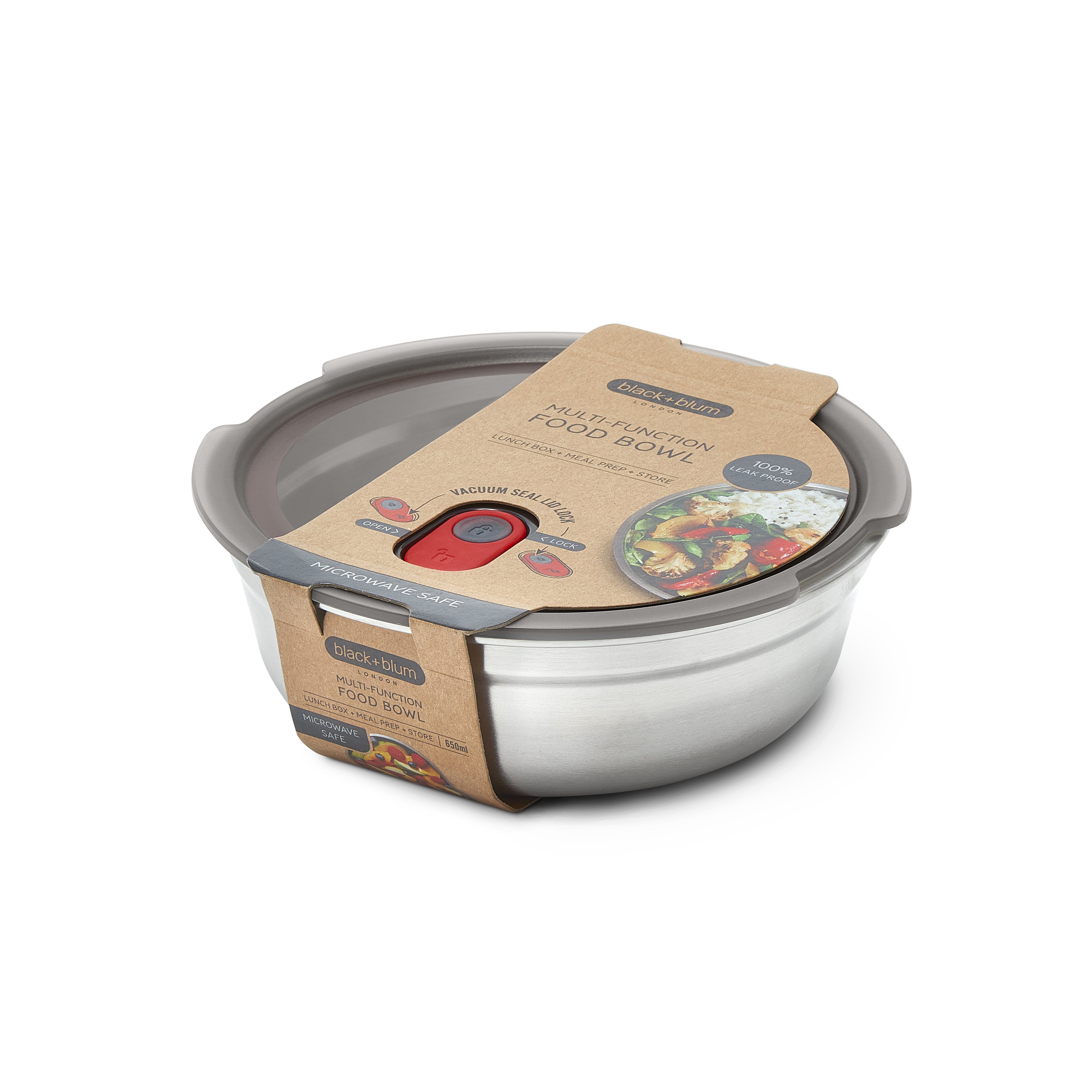 STEEL FOOD BOWL Small - Lunchbox multifunktional (EN)