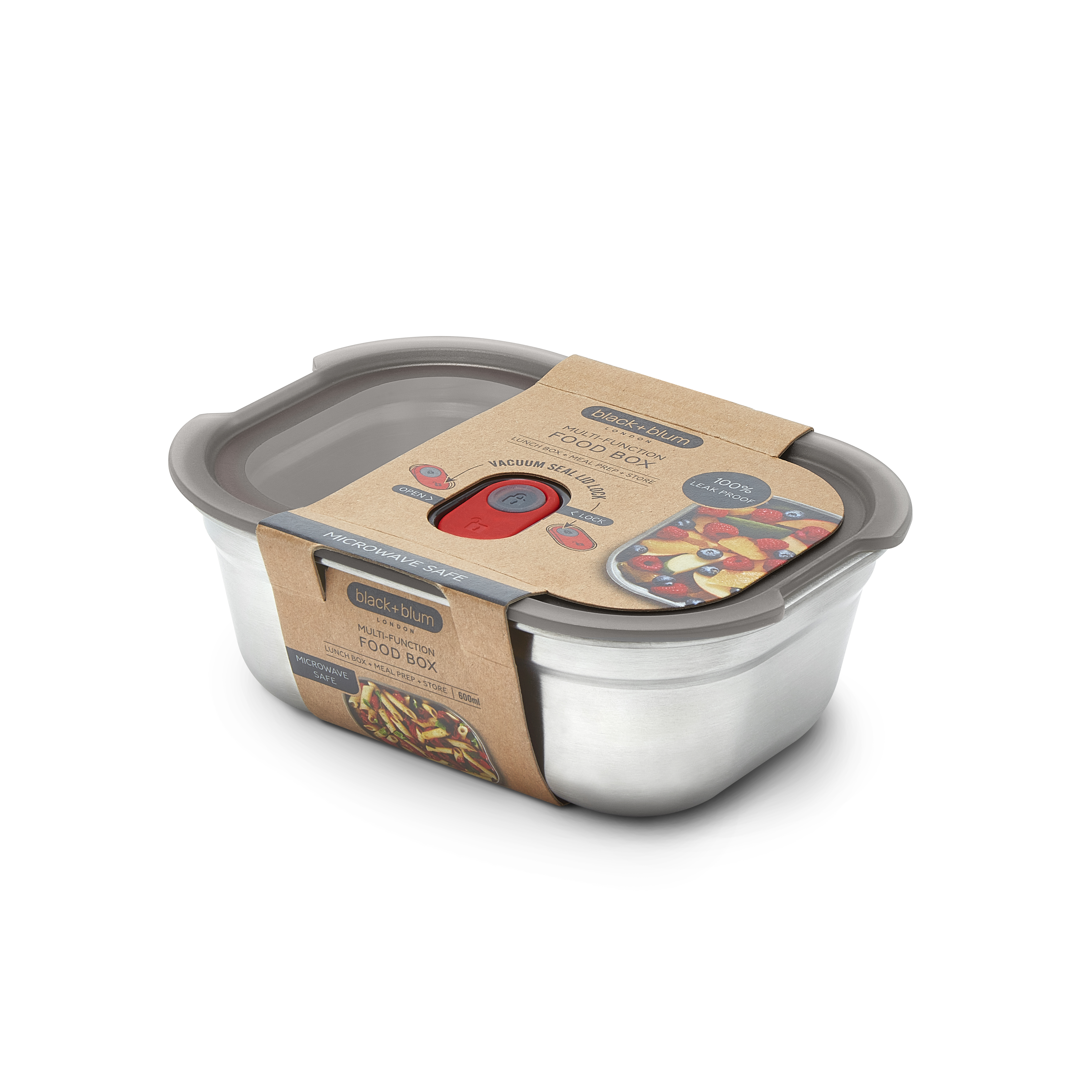 STEEL FOOD BOX Small - Lunchbox multifunktional (EN)
