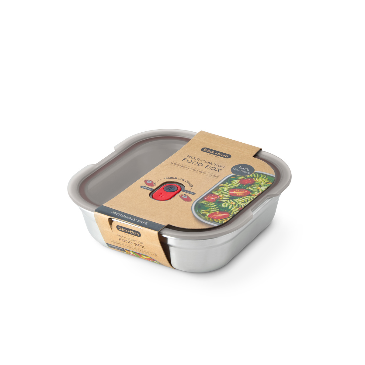 STEEL FOOD BOX Small - Lunchbox multifunktional (EN)