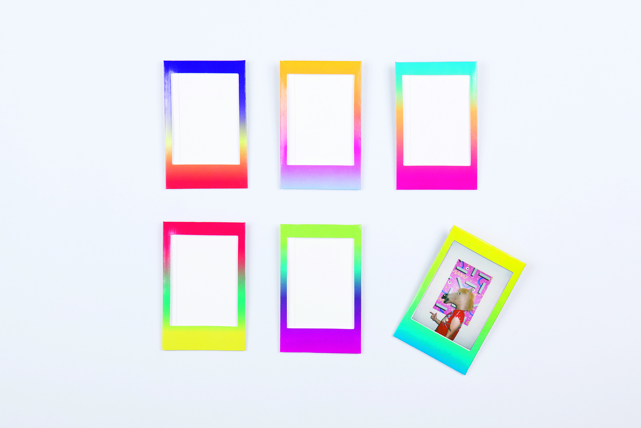 Set of six magnetic envelopes