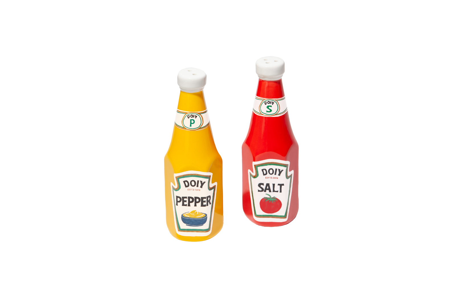 Corner Shop Ketchup&amp;Mustard - Salz- + Pfefferstreuer