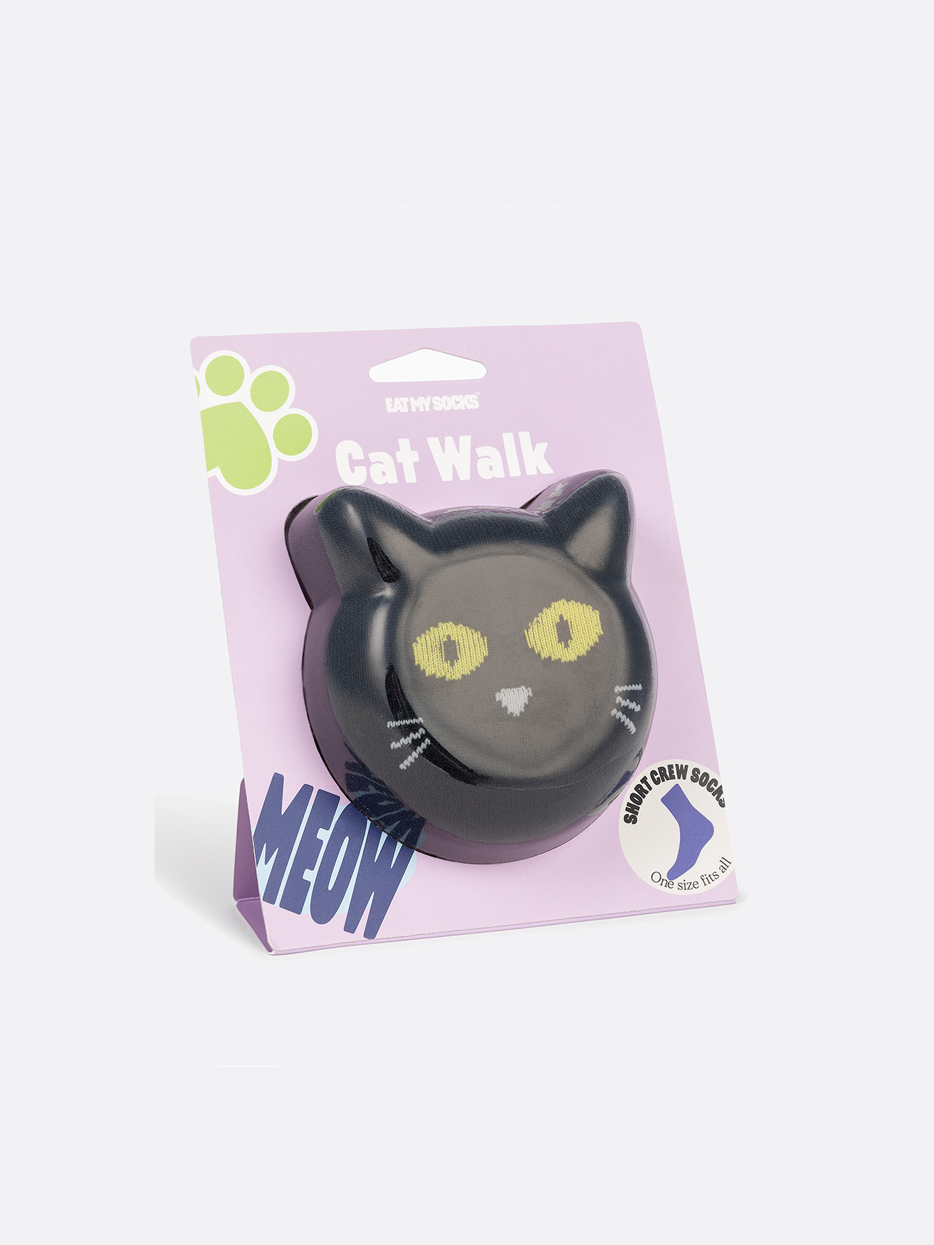 Cat Walk Socken, schwarz