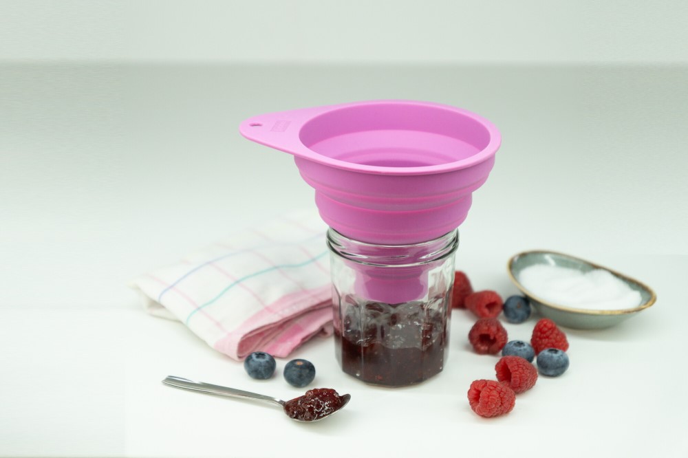 Trichter Silikon breit grape