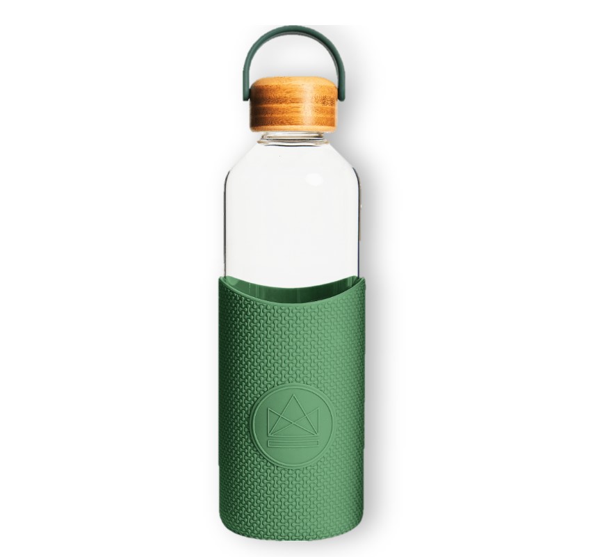 Glass Water Bottle - Glasflasche gross