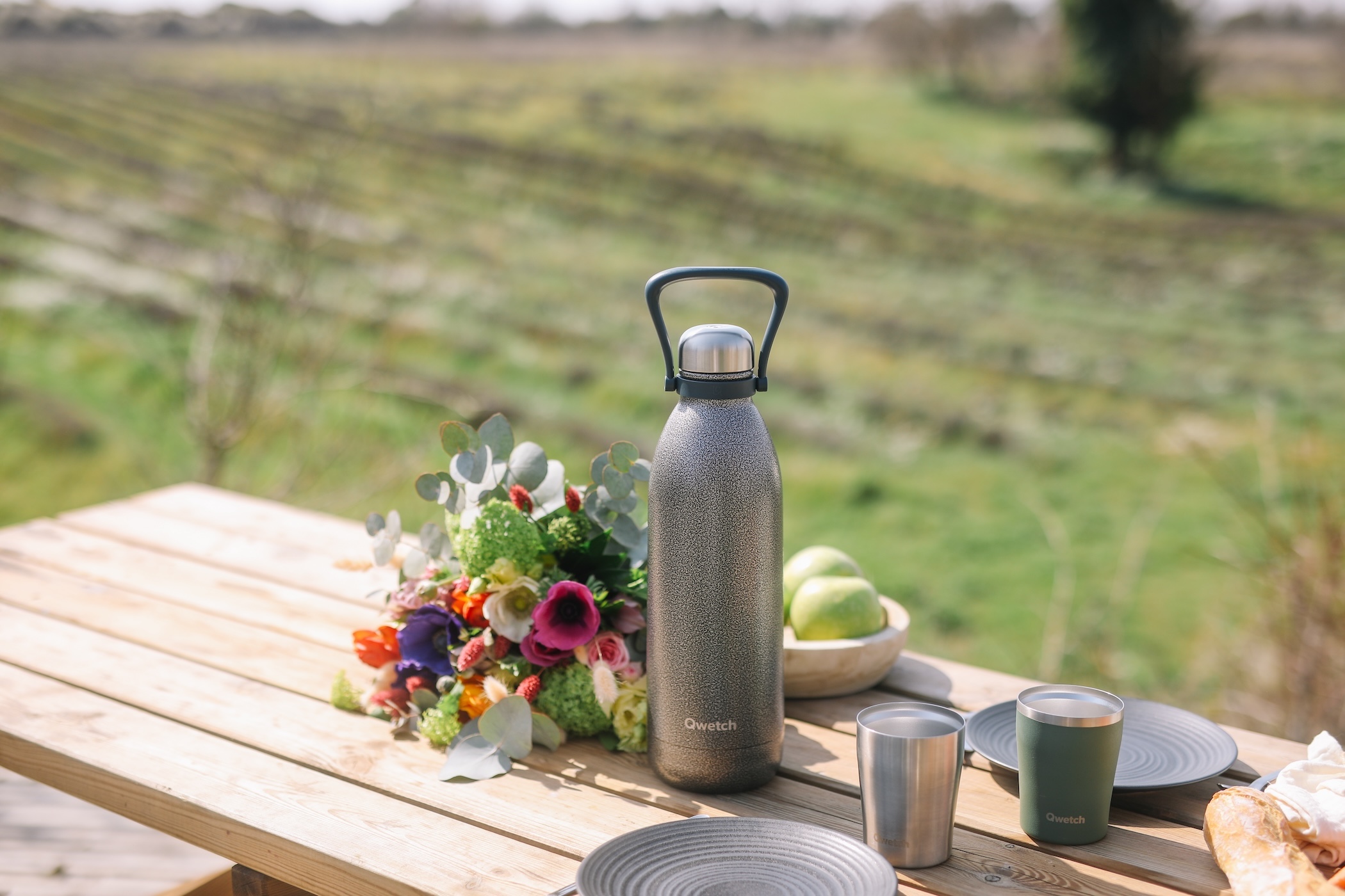 Titan Stainles - Isolier-Flasche Edelstahl