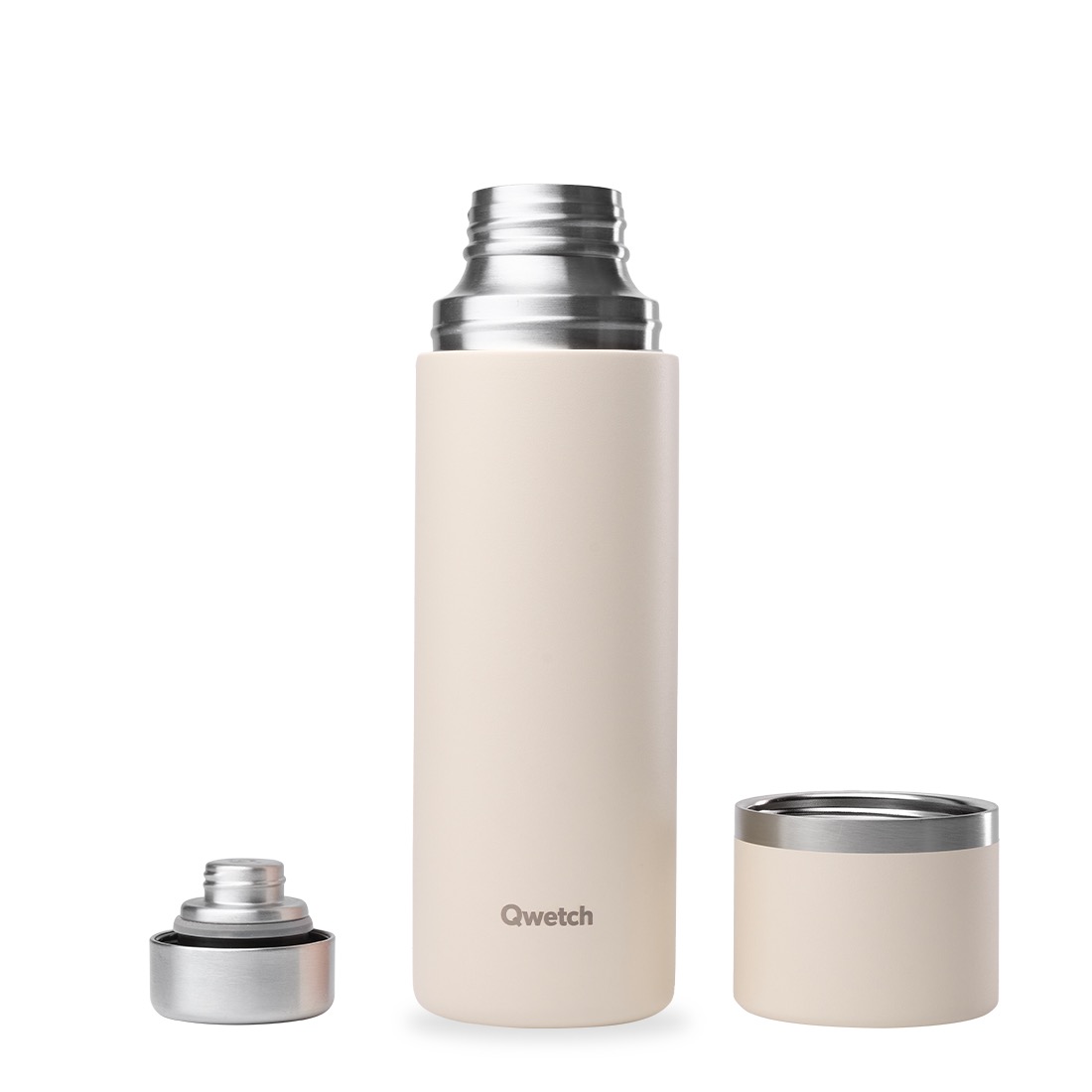 Isolierte Thermoskanne aus Edelstahl