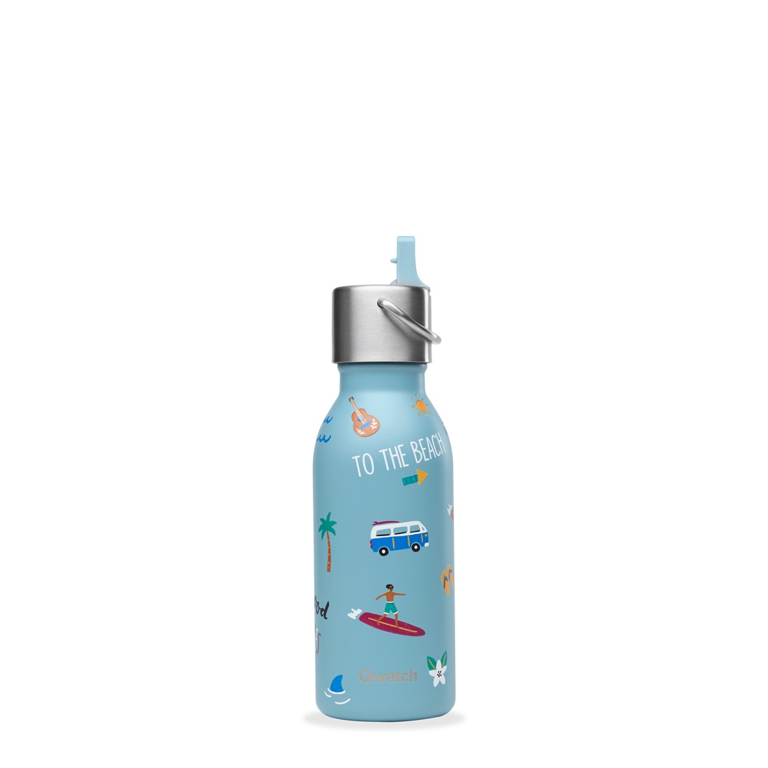 Stainless steel insulated bottle - Kids - Honolulu - Steel blue - 350ml