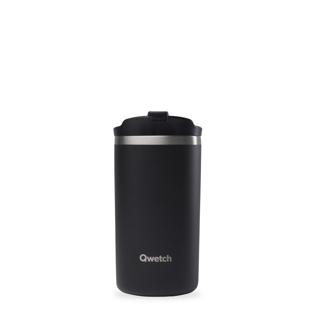 Travel mug in stainless steel - Matt - Black - 350ml