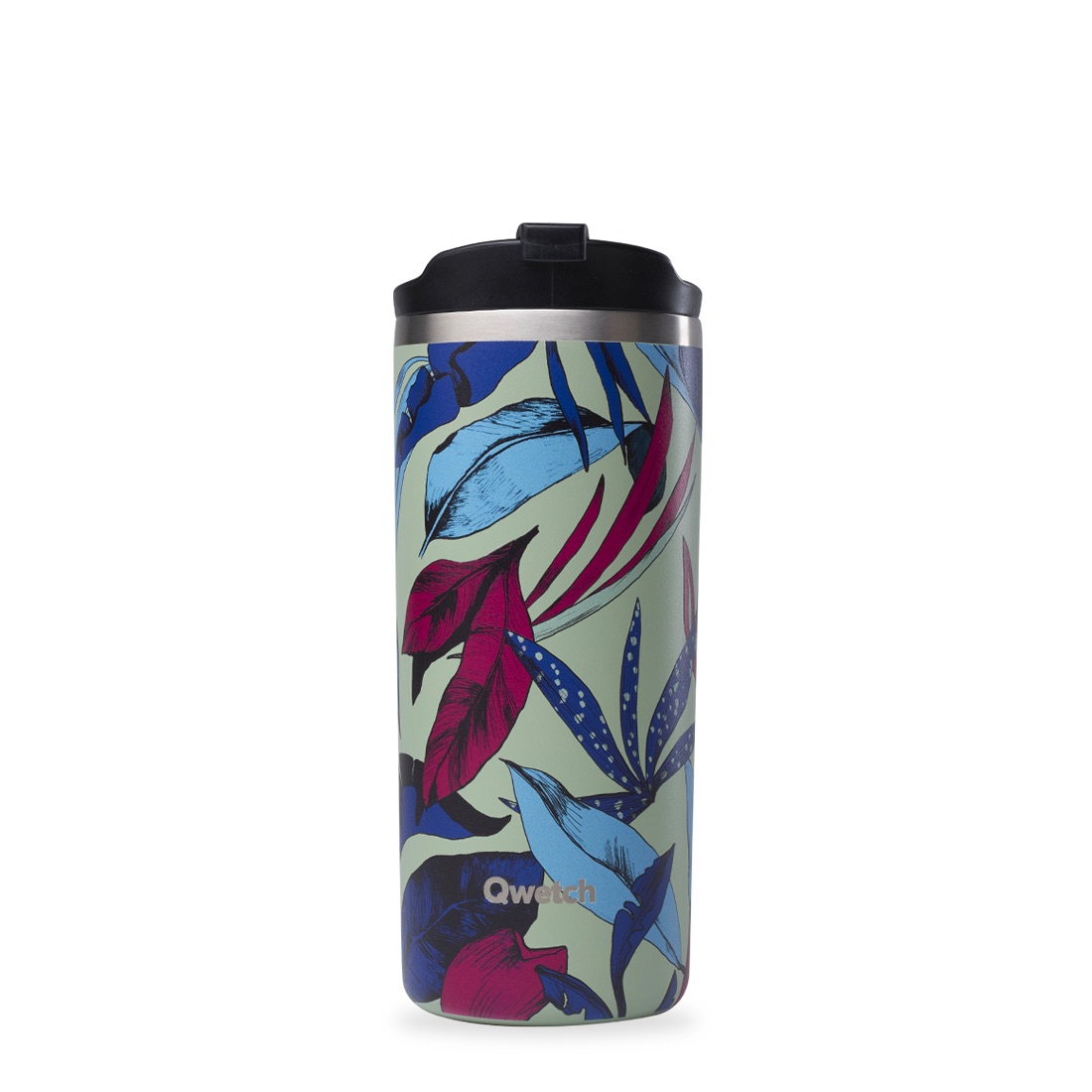 Travel mug in stainless steel - Bahia - Lime green - 470ml