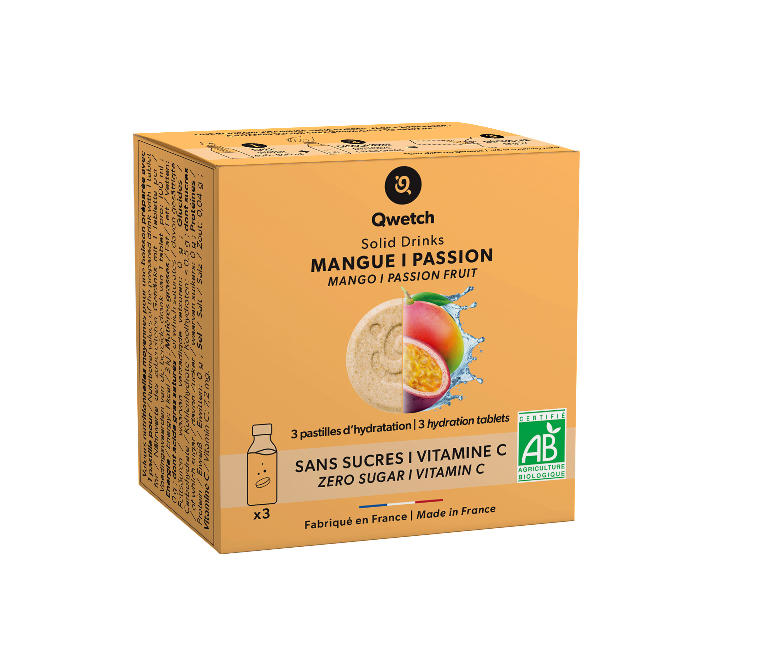 Solid Drinks BIO - Mango &amp; Passionsfrucht