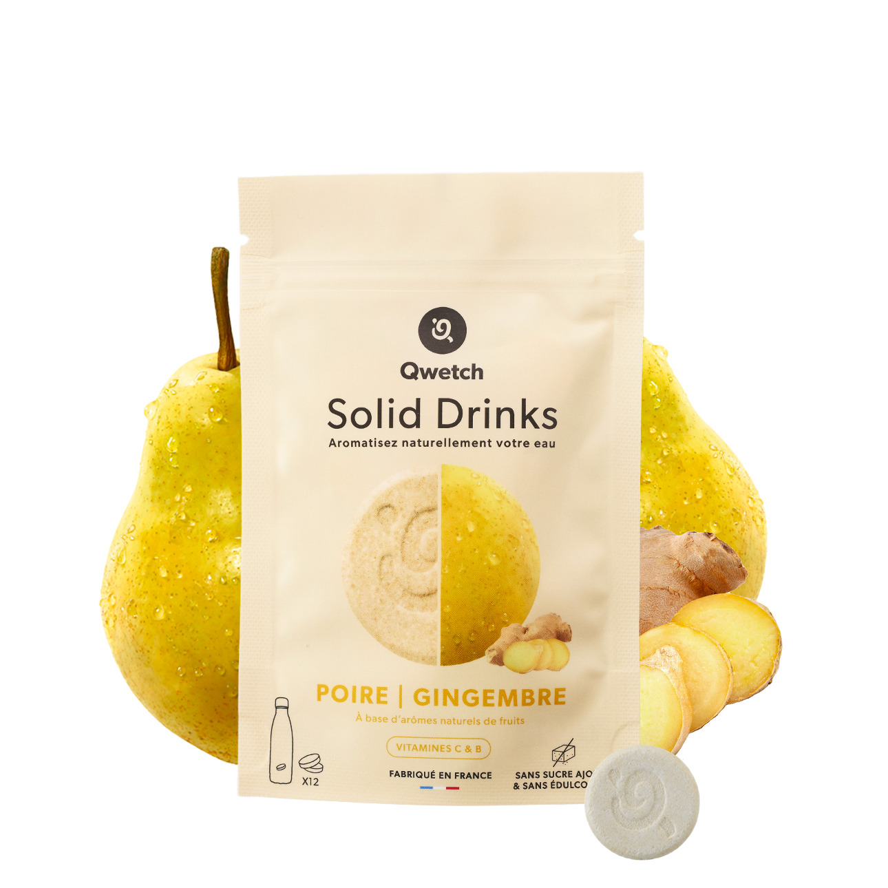 Solid Drinks - Birne & Ingwer