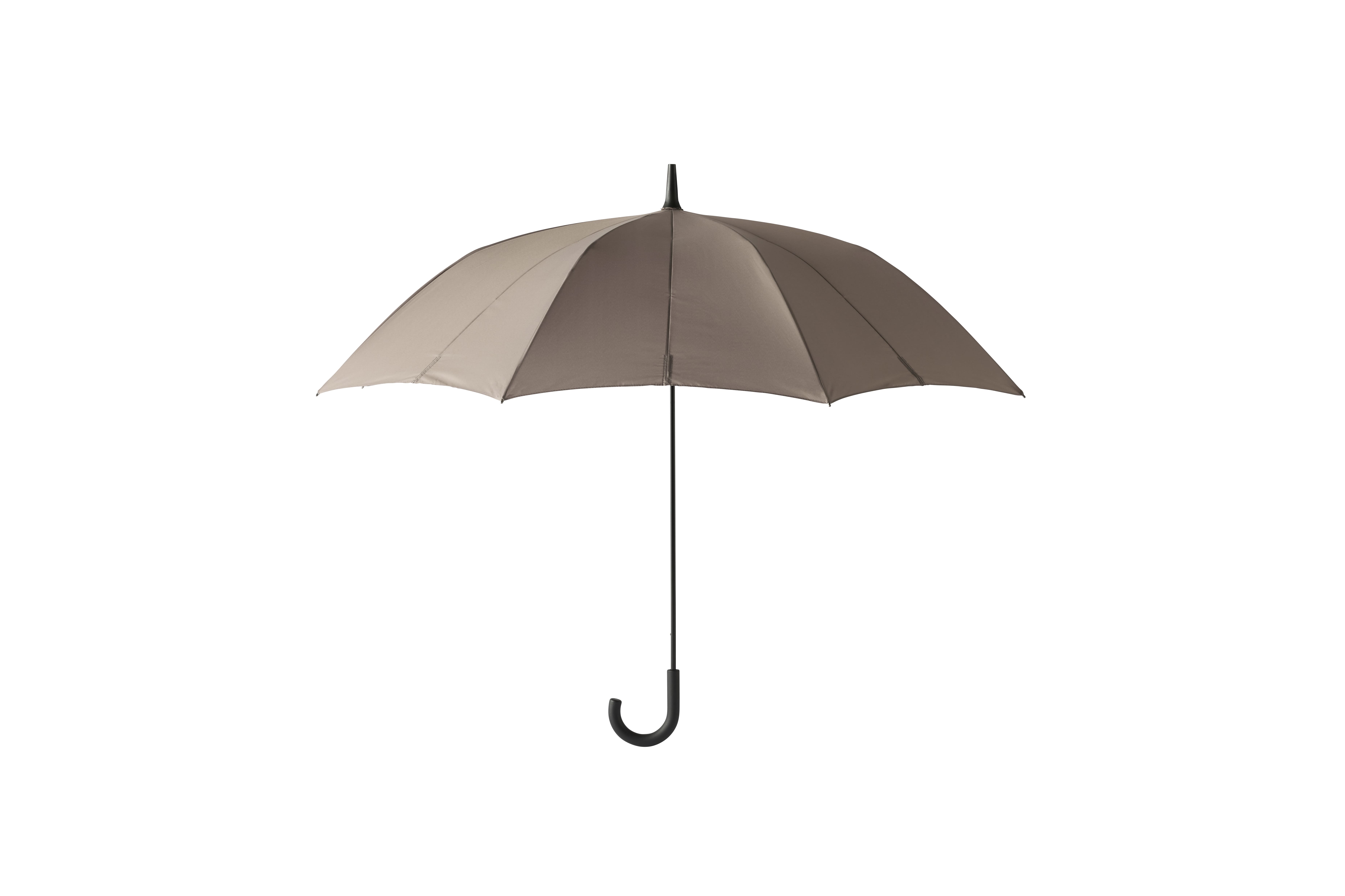 Regenschirm One-Pull, Taupe Brown