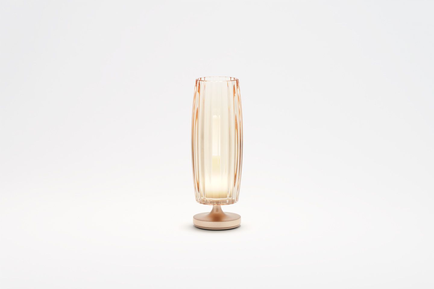 Hari - Lamp L  Waves Soft gold