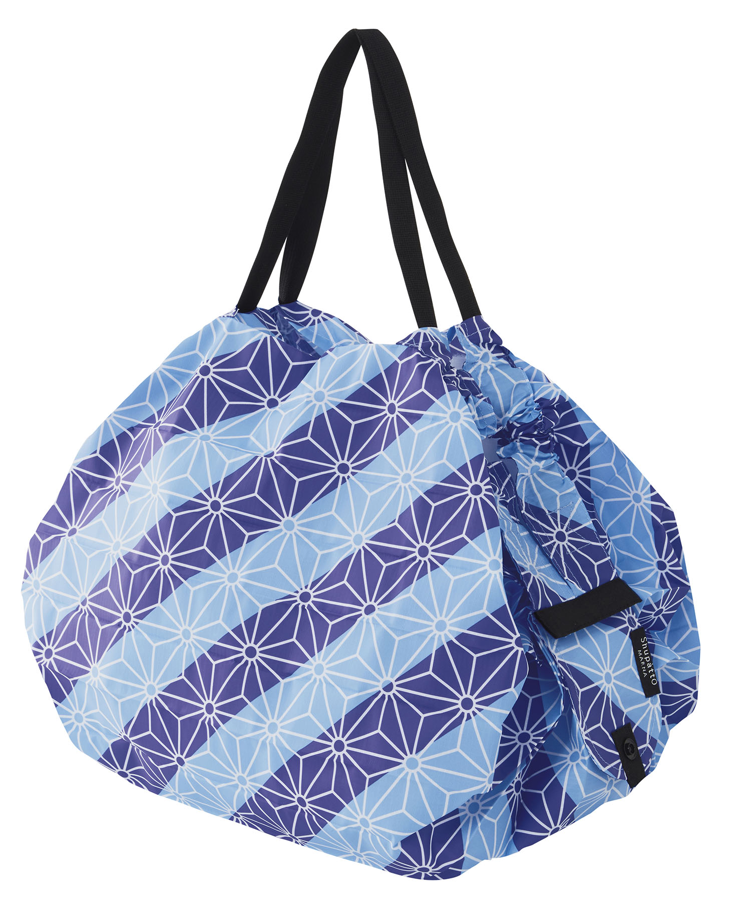 Compact Bag M - ASANOHA -  Faltbare Einkaufstasche One-Pull (patentiert)